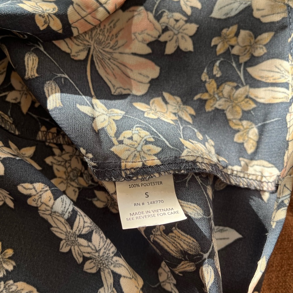 Sienna Sky Navy Floral Maxi Skirt - Picture 4 of 8